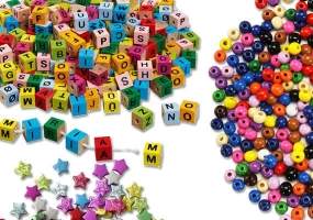  Kinderperlen für Schmuck und mehr...