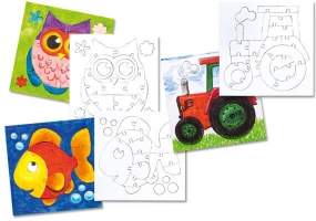  Malpuzzle für Kinder    Malpuzzle sind perfekt...