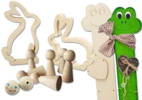  Kreatives Basteln mit Holzfiguren    Wer gerne...