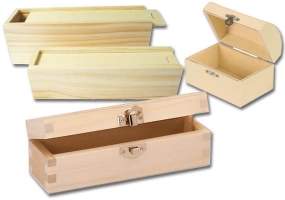 Holzkiste mit Deckel