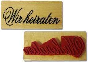 Stempel Hochzeit