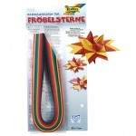  Sterne basteln mit Fröbelsternpapier...