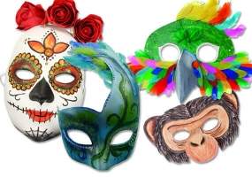 Für einen glänzenden Auftritt    Masken hat...
