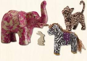 Pappmache Tiere
