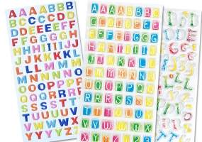  Die Auswahl für Sticker mit Buchstaben...
