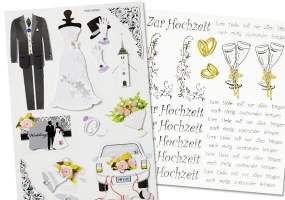  Tolle Sticker Hochzeit als nette Deko    Die...