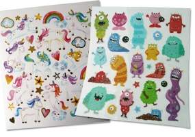  Phantasievolles Gestalten mit den Sticker...