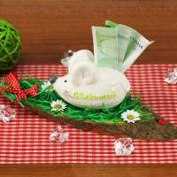 Geldgeschenk basteln - Maus