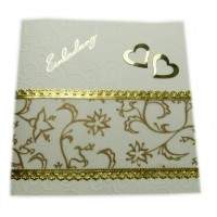Einladungskarte goldene Hochzeit