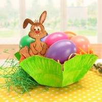 Osterkörbchen basteln mit Kindern