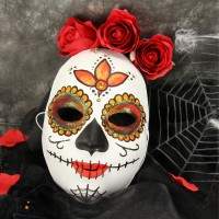 Mexikanische Totenmaske schminken