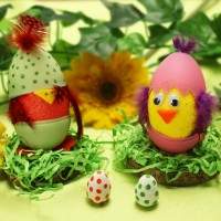 Osterbasteln Kinder