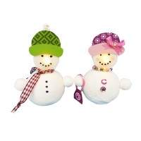 Schneemann basteln mit Kindern
