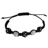Armband bastlen silber/schwarz