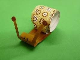 Schnecke basteln