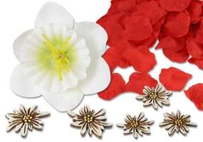  Deko Blüten zum Verzieren   Mit Deko Blüten...