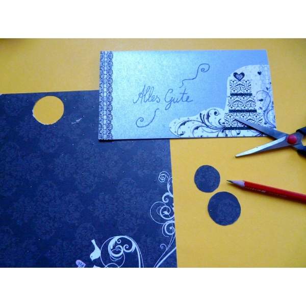  Eine neutrale Geburtstagskarte selber bast 