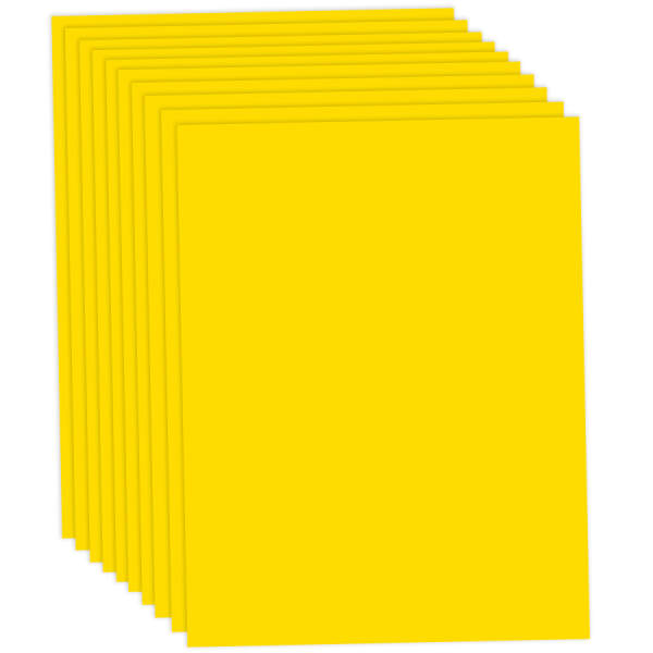 Tonkarton bananengelb 50x70cm 10 Bögen 220 g/m²
