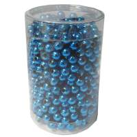 Dekoperlen royalblau 6 mm, 75 g