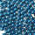 Dekoperlen royalblau 6 mm, 75 g