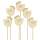 Blumenstecker Hühnchen, 6 Stück aus Holz