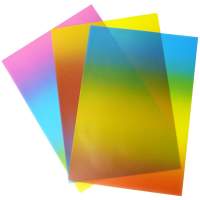 Regenbogen Transparentpapier Mappe 10 Blatt,...