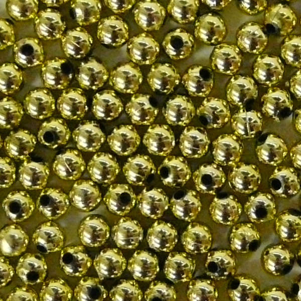 Dekoperlen gold 6 mm, 75 g