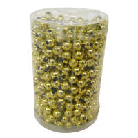 Dekoperlen gold 6 mm, 75 g
