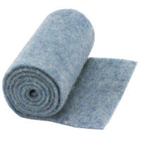 Filzband, Topfband, blau 5 mm dick, 15 cm breit, 1 m...