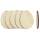 Holzscheiben oval, Ostereier Aufhänger 6 Stück mit Loch, 10 cm Holzeier Ostereier  4mm stark