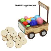Holzräder Ø 4,3 cm, 12 Stück aus...