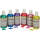 Pearl Farbe | Glanzfarbe Set mit 6 Farben Rot, Blau, Gelb, Grün, Lila, Rosa | Metallic Farbe