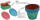 Pearl Farbe | Glanzfarbe Set mit 6 Farben Rot, Blau, Gelb, Grün, Lila, Rosa | Metallic Farbe