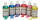 Pearl Farbe | Glanzfarbe Set mit 6 Farben Rot, Blau, Gelb, Grün, Lila, Rosa | Metallic Farbe