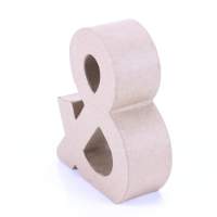 Papp Zeichen &, 17,5x14x5,5 cm