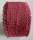 Juteband weinrot Gitterband Rupfenband Rolle 10 m lang, 5 cm breit