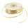 Satinband gold, Rolle 3mm breit, 50m lang