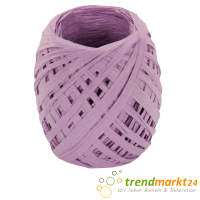 Papierkordel flieder Papier Raffia 5 mm breit x 50 m lang
