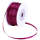 Doppelsatinband weinrot 1 Rolle 50m x 3mm Satin Band Dekoband