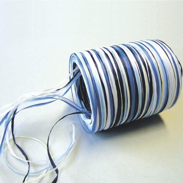 Bast multi blau-Töne, Multibast  RAFFIA, 50 m Spule