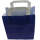 Papiertragetasche dunkelblau 6er Pack mit Papiergriff je 18x22 cm