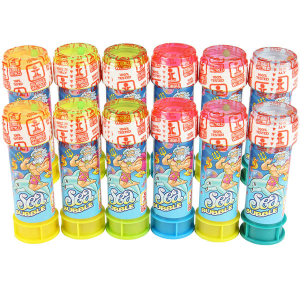 trendmarkt24 Seifenblasenset 12 Stück 12 x 60 ml Seifenblasen als Mitgebsel