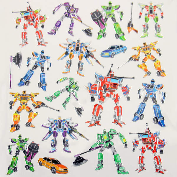 Sticker Roboter 1 Blatt
