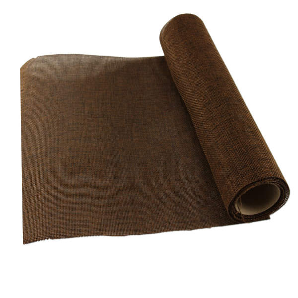 Tischläufer braun, dunkelbraun Jute Imitat 28 x 250cm 1 Rolle