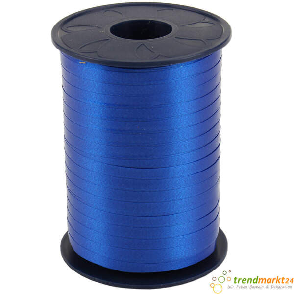 Schleifenband royalblau 500m x 5mm Ringelband Geschenkband