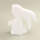 Styroporform Hase, 1 Stück, Styroporhase Konturenschnitt 19x18x4cm Osterhase