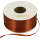 Doppelsatinband 3mm breit hellbraun Rolle 100m lang Dekoband