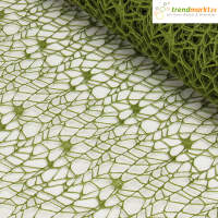 Tischläufer Netzoptik olivgrün 48cm x 4,5m...