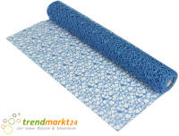Tischläufer Netzoptik blau 48cm x 4,5m Dekoband Tischband Netz