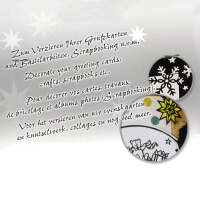 Reliefsticker Weihnachten 10 Blatt schwarz und...
